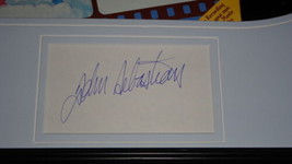 John Sebastian Signed Framed 1985 Care Bears Movie Record Album Display image 2