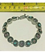 CONTEMPORARY COSTUME JEWELRY MEXICO TAXCO SILVER STERLING BRACELET WITH ... - $199.95