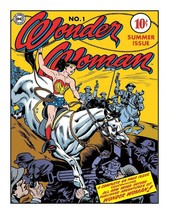 New DC Comics Wonder Woman - Cover No.1 Decorative Metal Tin Sign Made i... - $11.14