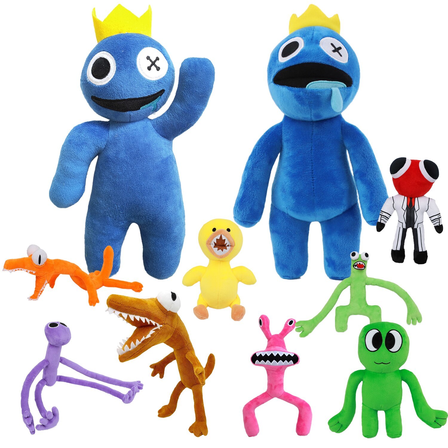 Play 30cm Ro-blox Rainbow Friends Plush Toy Cartoon Game Character Doll ...