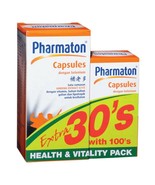 2x 100+30 Pharmaton Capsules concentrated Ginseng Extract Vitamins and M... - $138.40