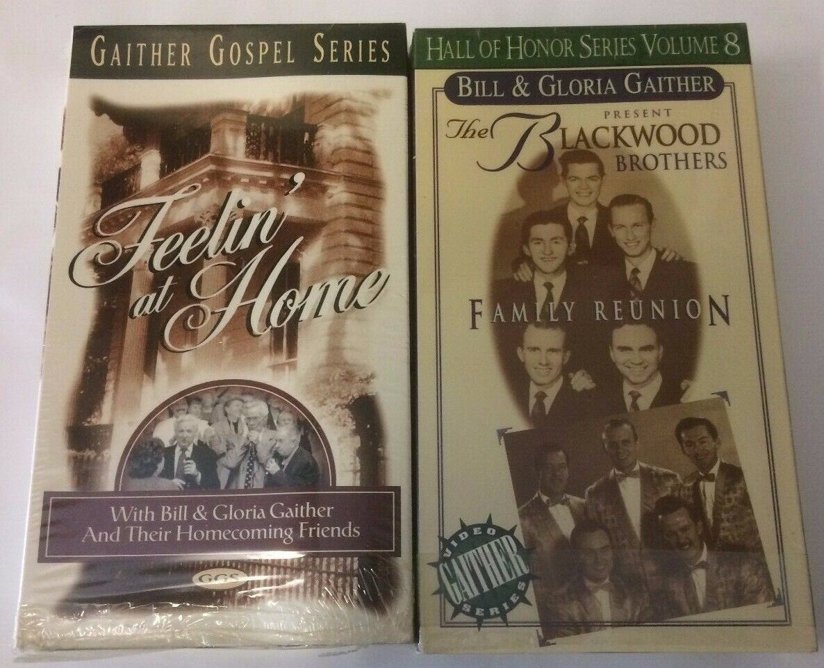 Gaither Gospel VHS Tape lot of 2 Feelin' At Home & Family Reunion ...