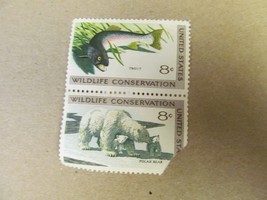 Wildlife Conservation 8 cent 2 Stamps Scott# 1427-30 - 1971 Lot 4 - $1.10