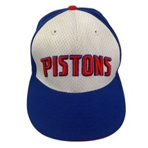 Detroit Pistons Reebok Hardwood Classics Size 7 1/4 Crown Fitted NBA Cap Hat - $19.75