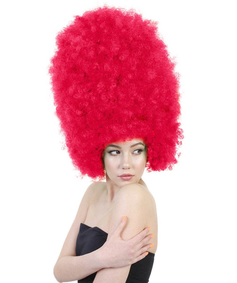Super Size Jumbo Neon Pink Afro Wig HW-1557 - Wigs & Facial Hair