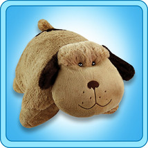 Authentic Pillow Pets Puppy Dog Brown Large 18" Plush Toy Gift - $69.95