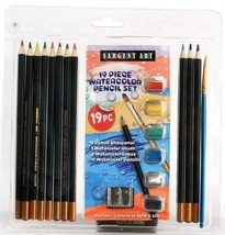 1 Pack Sargent Art 19 Piece Watercolor Pencil Set Non Toxic
