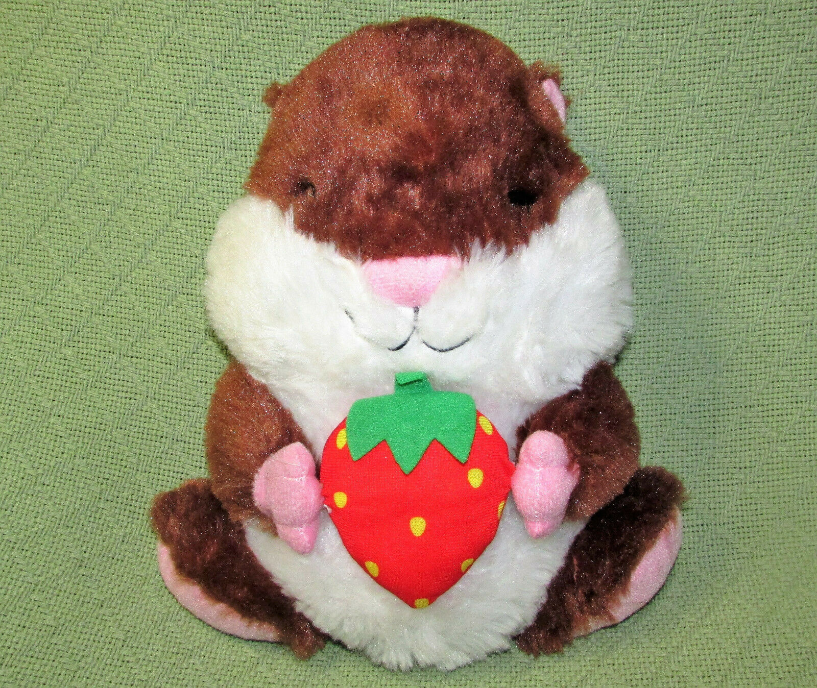 strawberry hamster plush