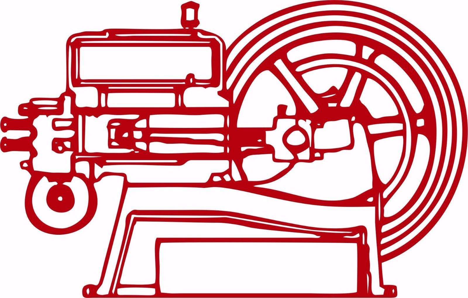 Hit and Miss Engine Tractor Farm Equipment Car Truck Window Vinyl Decal