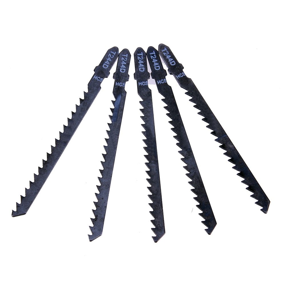 5pcsset T244d Hcs Jig Saw Blade Fast Cut Cutting Blade Blades For Thin