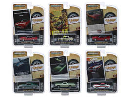&quot;Vintage Ad Cars&quot; 6 piece Set Series 1 1/64 Diecast Model Cars by Greenl... - $58.11