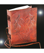 Haunted 27X LUCK MAGNIFIER JOURNAL HIGH MAGICK LEATHER BOUND WITCH CASSIA4 - $87.77