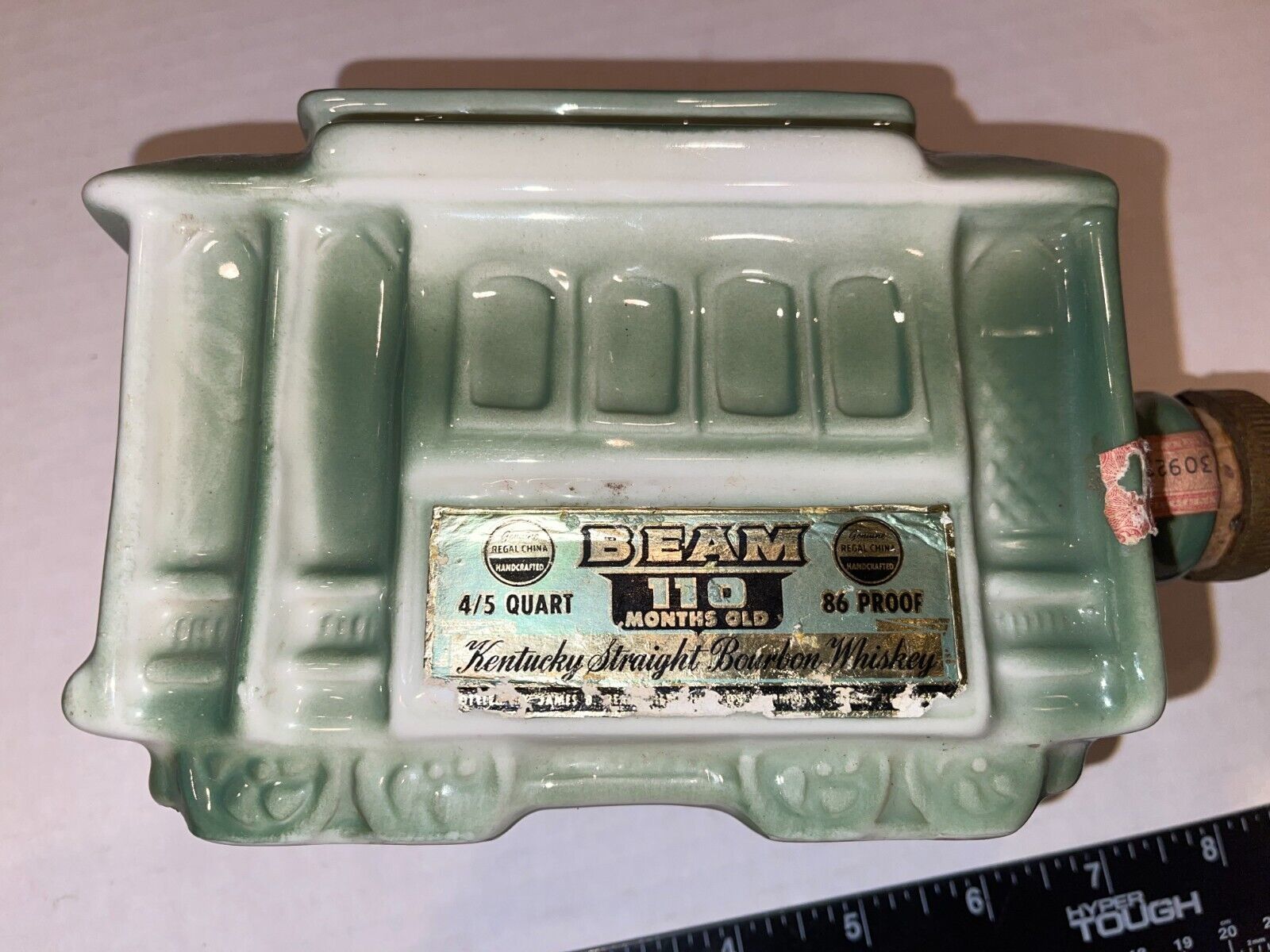 Vintage Jim Beam Trolley Car San Francisco Powell Mason Ceramic