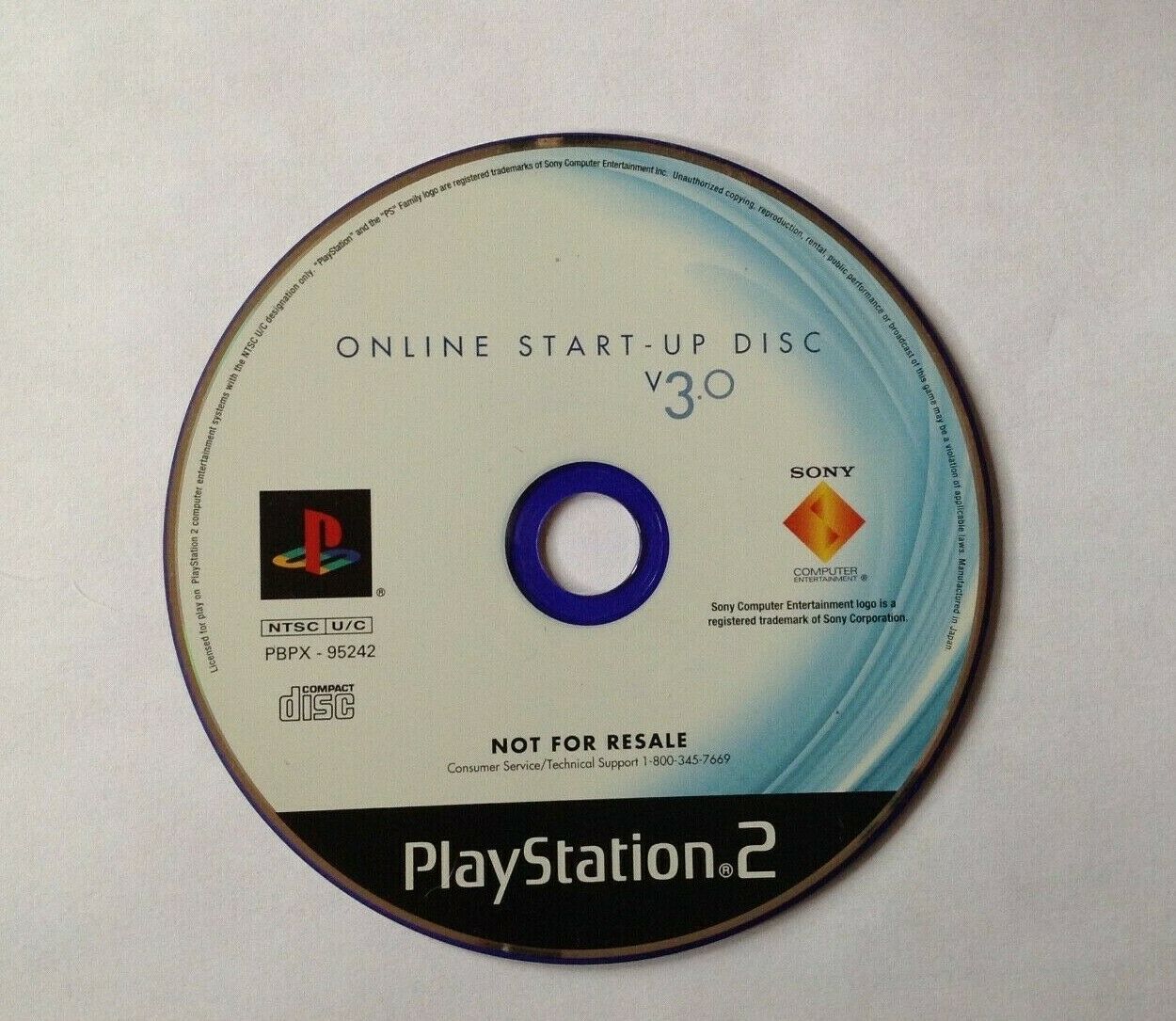 Online Start-Up Disc V 3.0 V3.0 Sony PlayStation 2 PS2 DISC ONLY ...