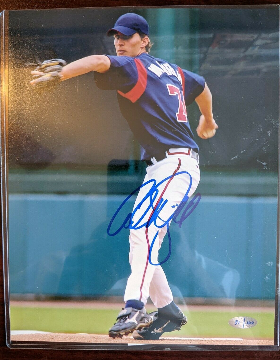 Adam Wainwright, Albert Pujols, & Yadier Molina Cardinals 8x10 Framed Photo  with Engraved Autographs