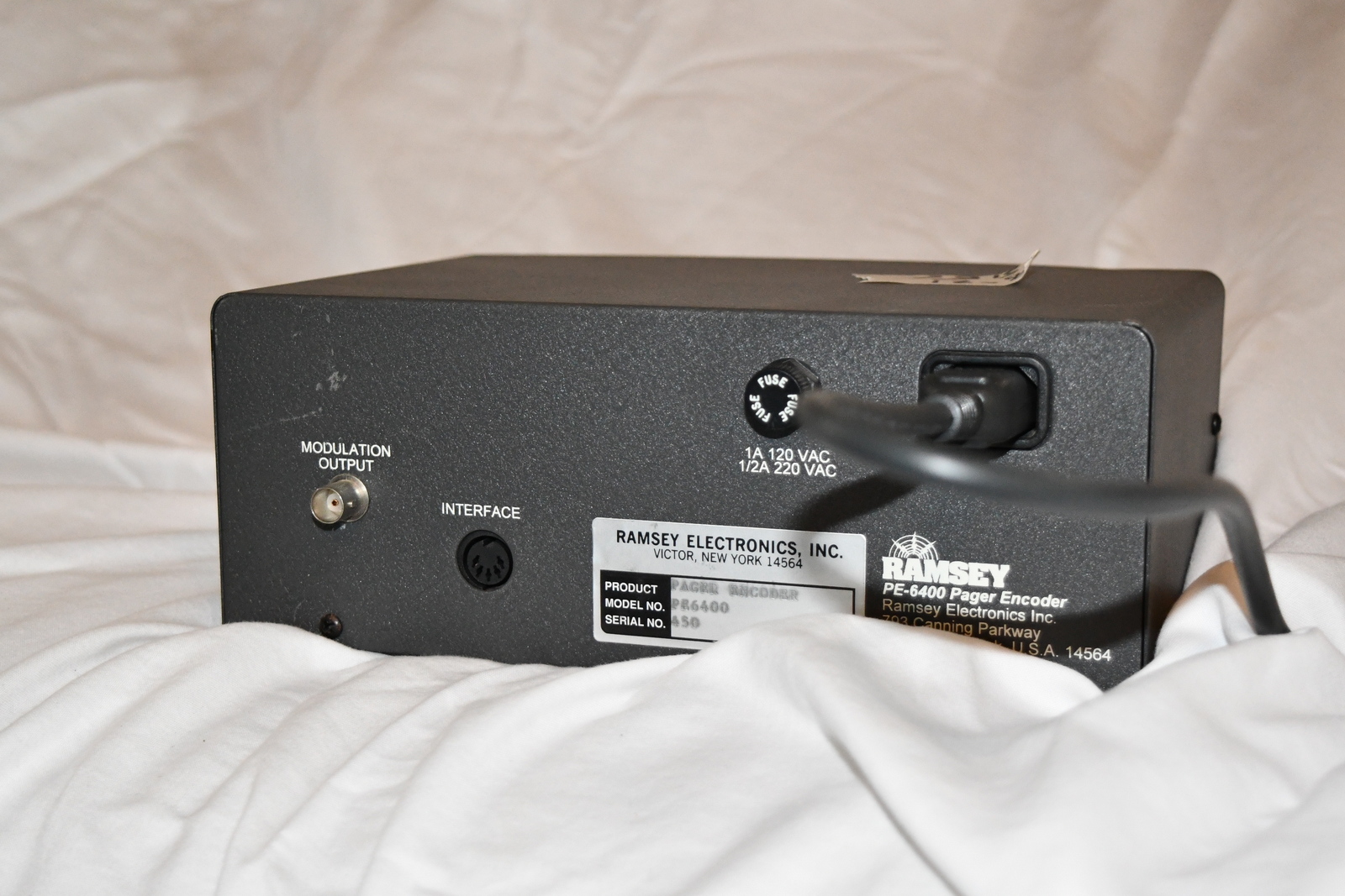 RAMSEY PE6400 QuickPage Paging Encoder rare excellent condtion 516C