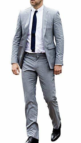 Hitman's Bodyguard Ryan Reynolds 2 Piece Gray Suit Casual Party Wear Groom Suits