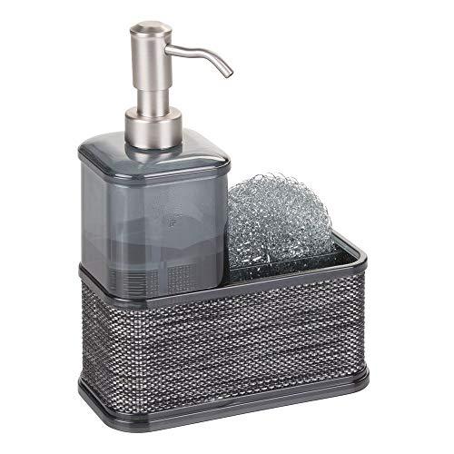 mDesign Decorative Plastic Kitchen Sink Countertop Liquid ...