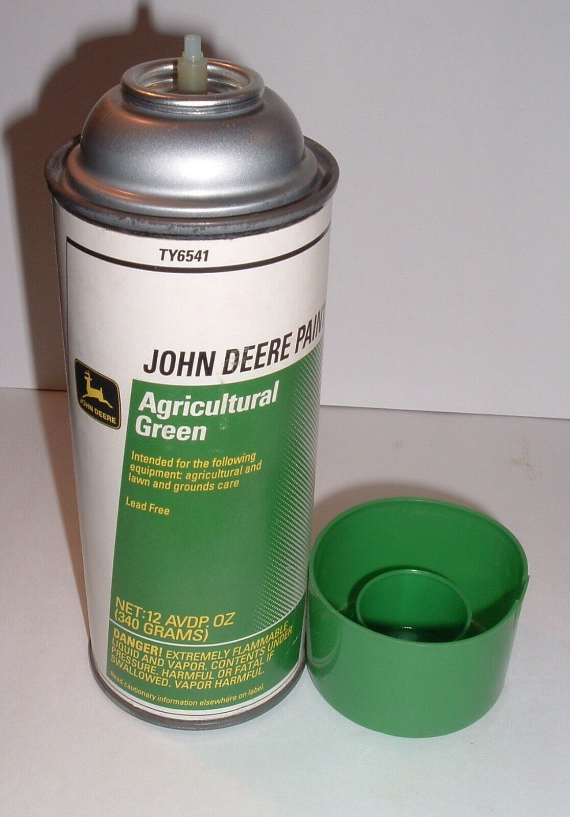 Vintage Spray Paint Can John Deere Tractor Agricultural Green TY6541