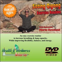 &quot;SITTING QI-GONG DVD&quot; for All Age Groups, Exercise, Meditation, Relaxati... - $9.90