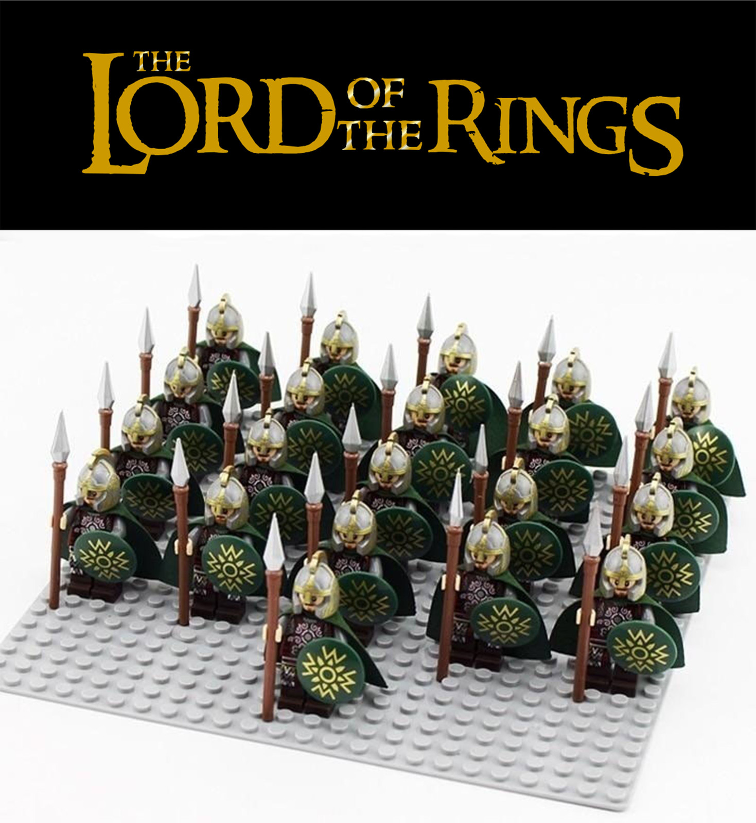 LOTR Battle of Pelennor Fields Rohan Guard Army Set 21 Minifigures Lot