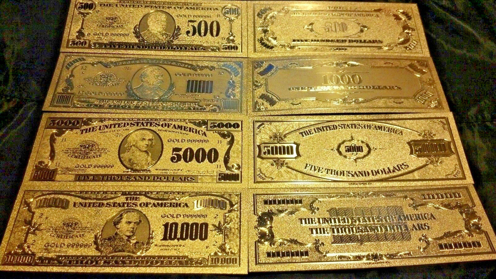 2X MINT GEM CONDITION/>1899/"GOLD/"BISON Banknote W// COA~ U.S SELLER~FAST SHIPPING!