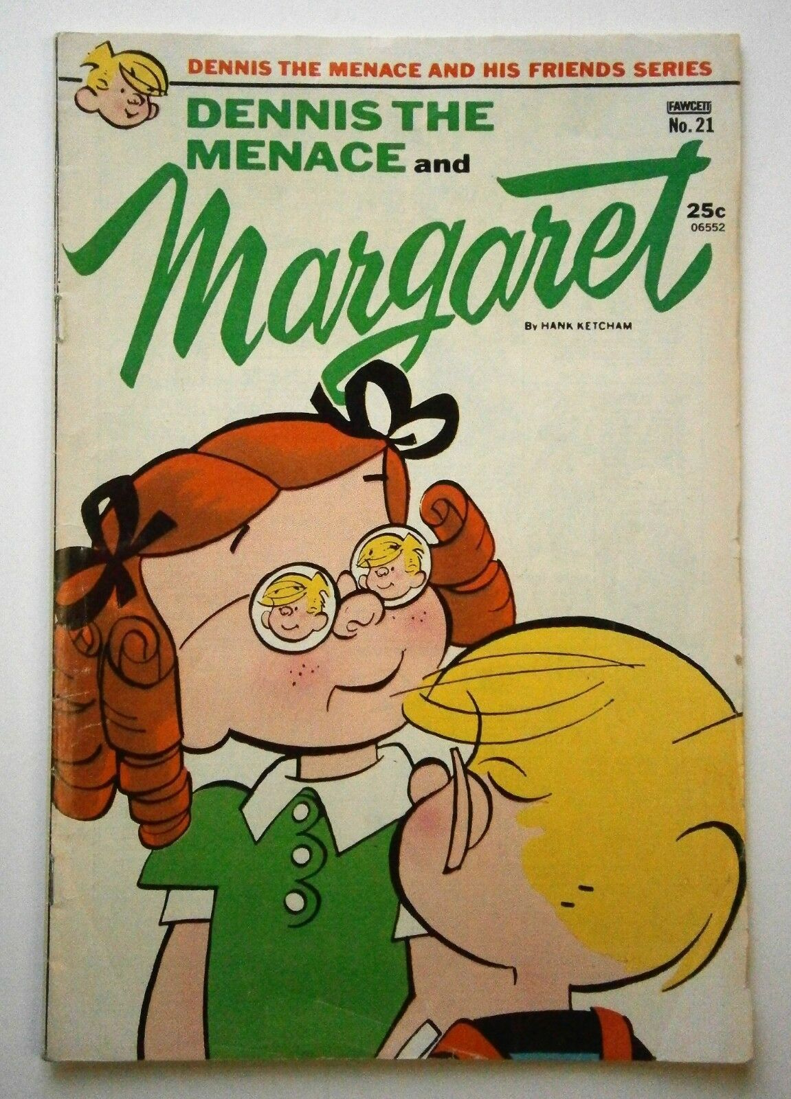 Dennis The Menace And Margaret Comic Book 21 Copyright 1974 By Fawcett Cartoon Character 8995