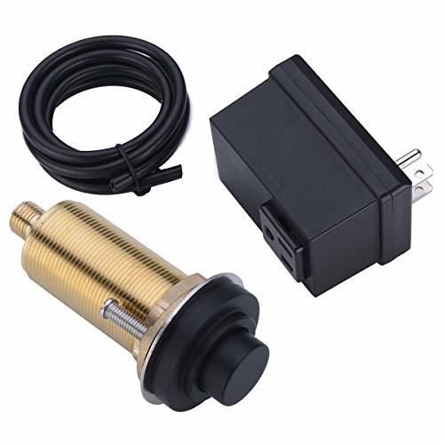 SINKINGDOM SinkTop Air Switch Kit Full Brass for Garbage Disposal