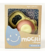 Mochi Maraca Teething Rattle Sustainable Rice Plastic Toy by People - $17.75