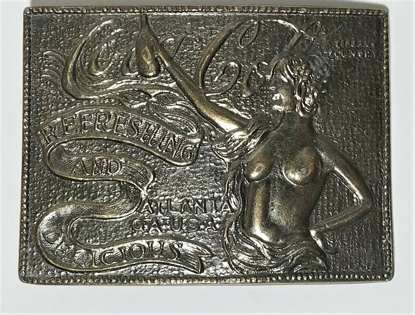 coca cola belt buckle tiffany foundry