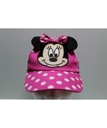 Disney Kids Baseball Hat for Girls 2-4, Minnie Mouse Pink with Raised ea... - $8.55