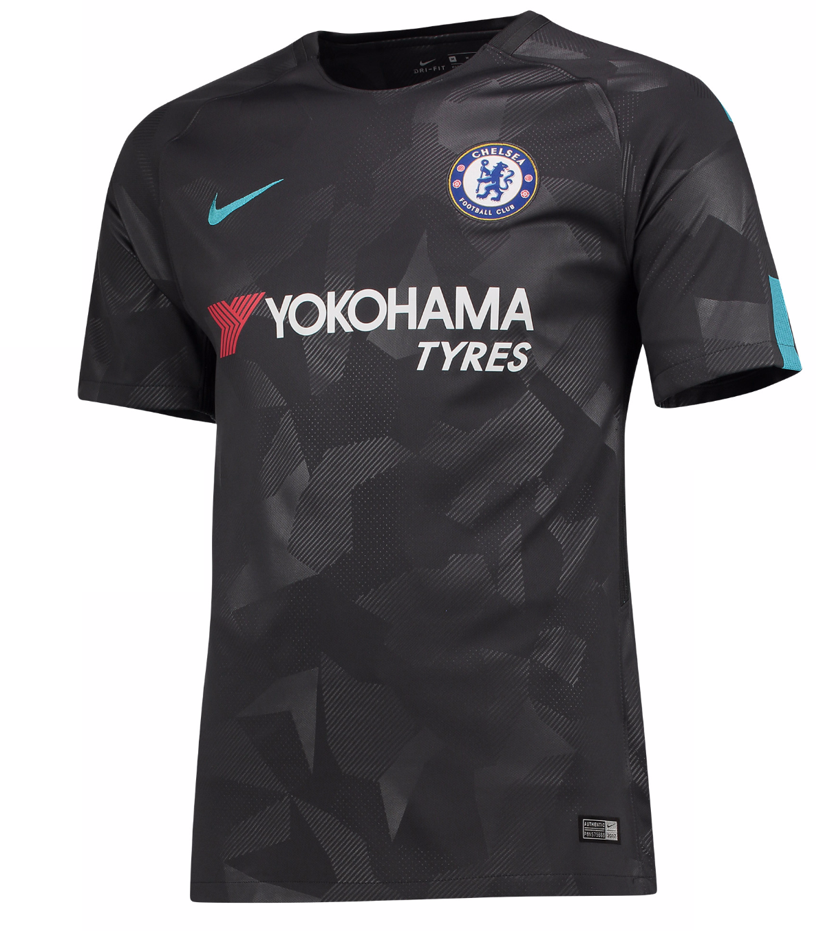 Chelsea Third Custom NAME NUMBER 2017-18 Men Soccer Jersey Football ...