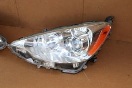 12-15 Toyota Prius "C" NHP10 Headlight Head Light Lamps Set Pair L&R POLISHED image 2