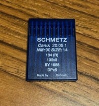 Schmetz DBX5 Sy 1955 CANU:20:05 1 NM:90 SIZE14 Industrial Sewing Machine Needles - $19.16
