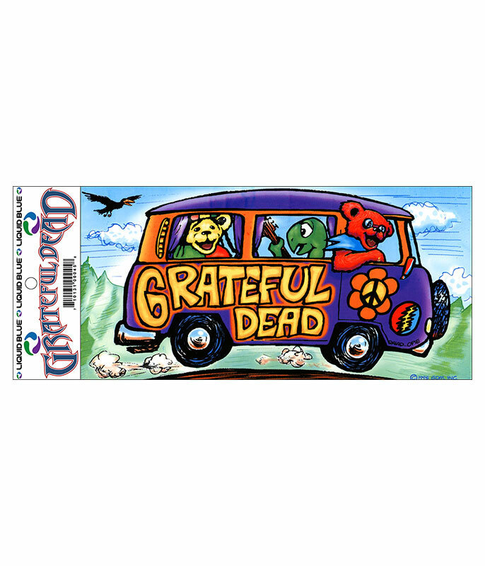 Grateful Dead Bus Outside Vinyl  Sticker  Deadhead  Car Decal