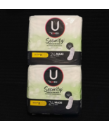 U by Kotex Security Maxi Pads, Unscented, Regular, 24 each - $13.00