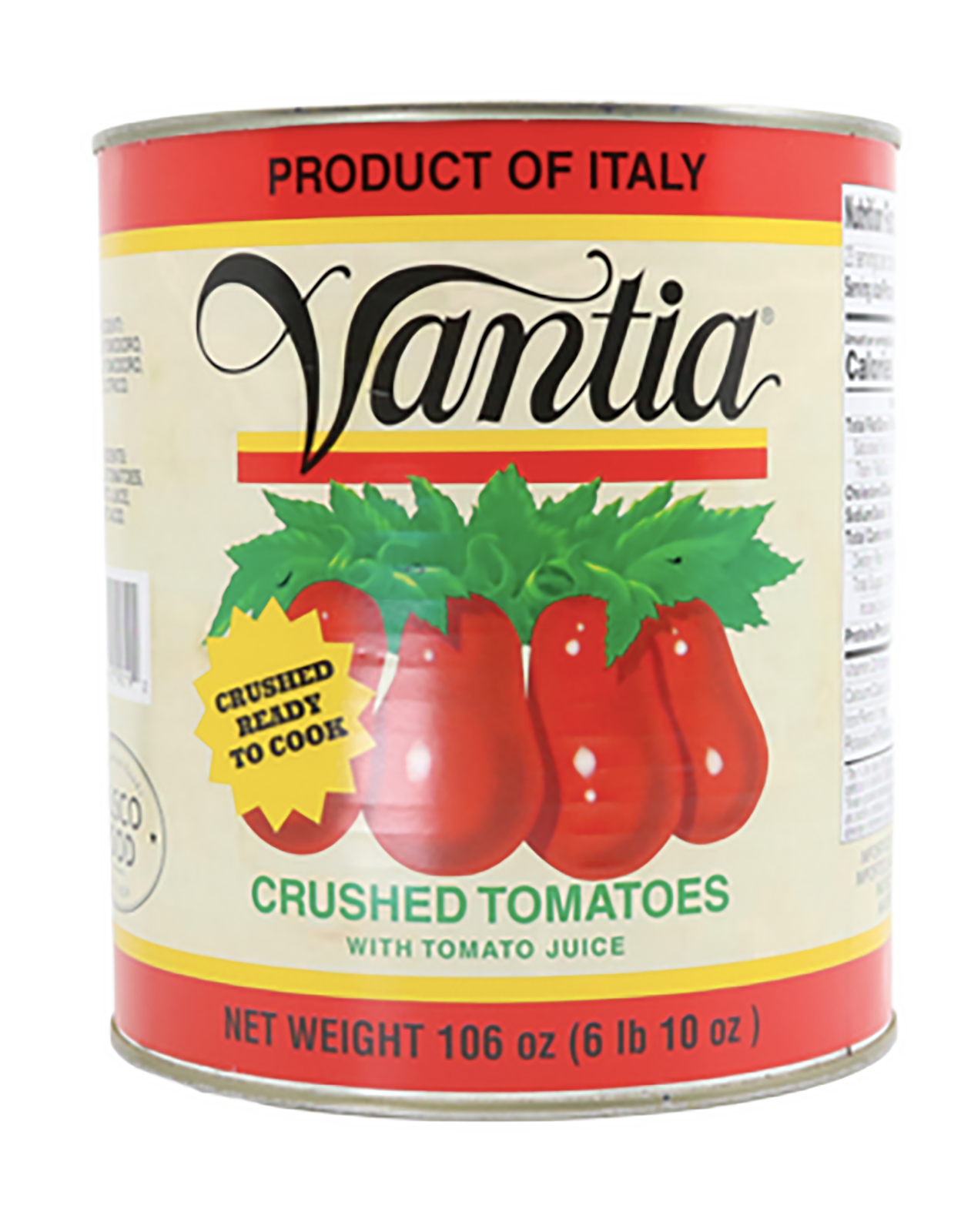 Italian Crushed Tomatoes 106 oz (PACKS OF 6)