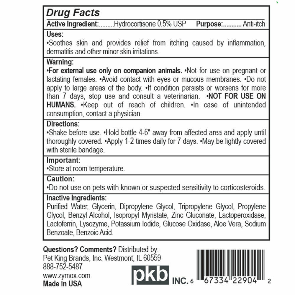 Dog Hot Spot Topical Spray Heal Pet Skin Conditions Safe Gentle