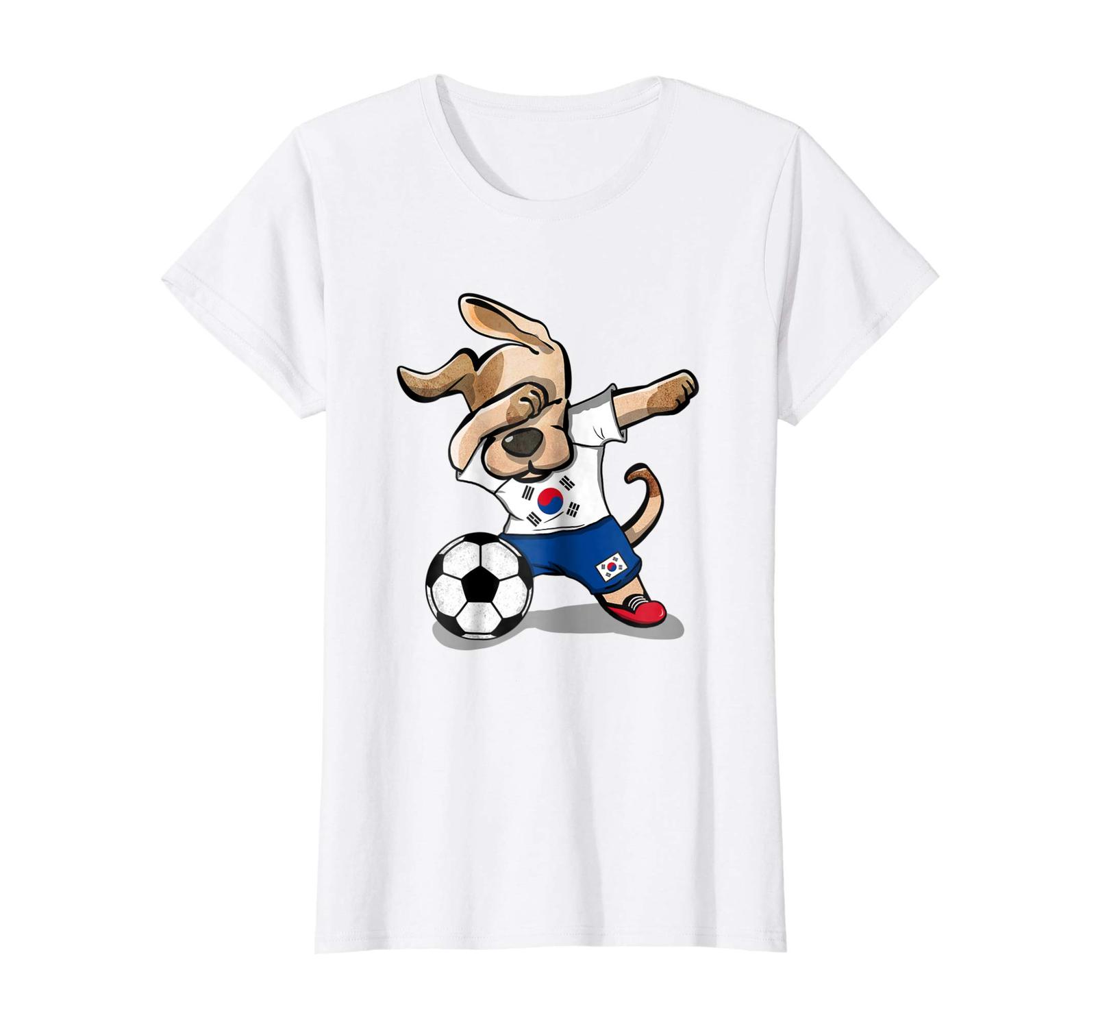 Dog Fashion - Dog Dabbing Soccer South Korea Jersey Shirt Korean Football Wowen