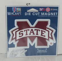 Wincraft Mississippi State Bulldogs Logo 6" X 6" Die Cut Magnet - $13.37