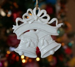 Lenox Christmas Bells Fine China Ornament  -  NEW - $19.99