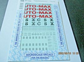 Microscale Decals Stock #87-1432 Arkansas Oklahoma (AOK) and CSX AutoMax (HO) image 5