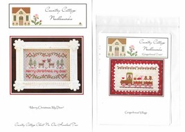 Country Cottage Needleworks Christmas Cross Stitch Pattern - U Pick Dear... - $9.60+