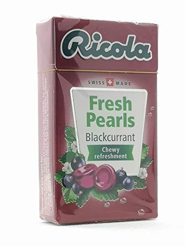 Ricola Herbal Sugar Free Blackcurrant Mints, 0.88-Ounce Boxes (Pack of 12)-Sold