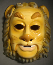 THE WIZARD OF OZ COWARDLY LION HALLOWEEN MASK PVC / PLASTIC - $12.95