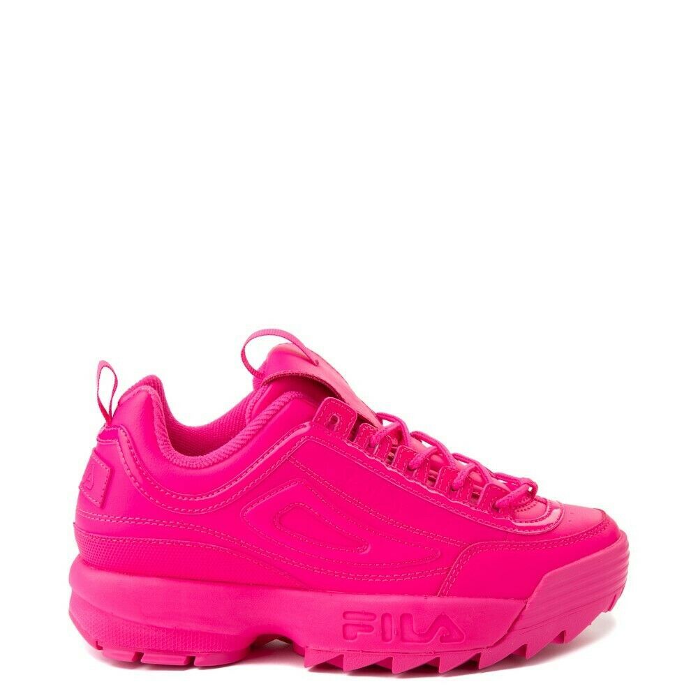 NIB*Fila Disruptor II Premium Sneaker*Glow Pink*Size 6-10
