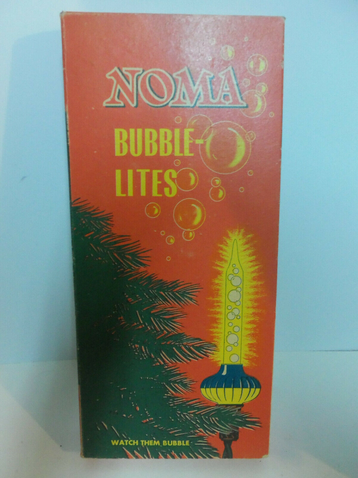 Vintage NOMA BubbleLites No 509 Christmas Tree Lights in Original NEAR