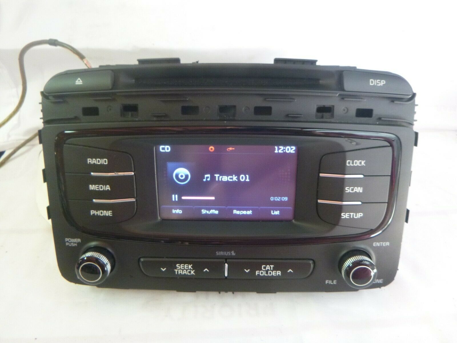 16 17 18 Kia Sorento Sirius Radio Cd Mp3 Player Bluetooth