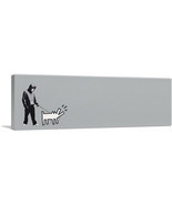 ARTCANVAS Choose Your Weapon Keith Haring Dog Panoramic Canvas Art Print... - £44.21 GBP+