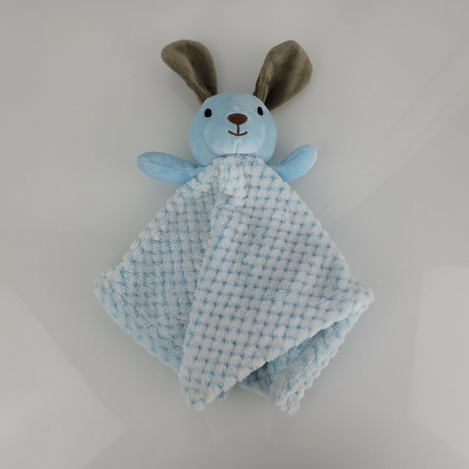 NWT Okie Dokie Blue Puppy Dog Security Blanket Soft Baby Lovey Toy RN